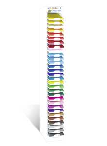 Ursus KARTONSCHRANK MIT 30 FÄCHERN DIN A4