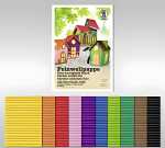 Ursus FEINWELLPAPPE 300G.50x70CM,10BG.10FARBEN SORT.