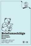 Ursus BRIEFUMSCHLÄGE C6,10ST.HELLBLAU
