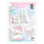 Ursus FOTOKARTON "FROSTY ROSE"300G.A4,9BL.SORTIERT