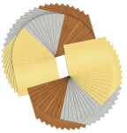 Ursus FOTOKTN"METALLIC".300G.DIN A6,60BL.3F.SORTIER