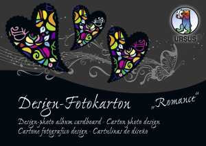 Ursus DESIGN-FOTOKTN"ROMANCE"300G.DIN A6,60BL.60M.S