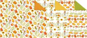 Ursus FOTOKARTON "HERBST"300G.49,5X68CM,10BG.