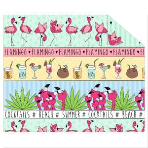 Ursus FOTOKARTON "FLAMINGO"300G.49,5X68CM,MOT.01