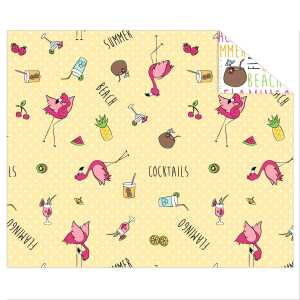 Ursus FOTOKARTON "FLAMINGO"300G.49,5X68CM,MOT.03