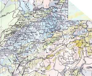Ursus TONZEICHENPAPIER"MAPS"130G.34X49,5CM, MO04