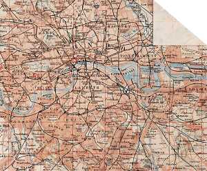 Ursus FOTOKARTON "MAPS"300G.22,7X32,7CM,LONDON
