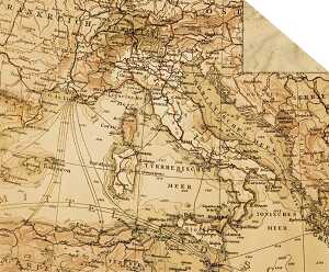 Ursus FOTOKARTON "MAPS"300G.22,7X32,7CM,SÜDOST-EUROPA
