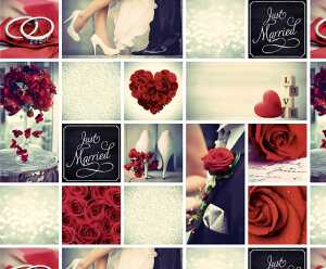 Ursus FOTOKARTON "HOCHZEIT KLASSIK"300G.49,5x68CM,MOT.01