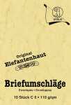 Ursus ELEF.HAUT-BRIEFUMSCHL.DIN C6,10ST.CHAMOIS