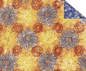 Ursus FOTOKARTON "PARADISO"ORANGE,300G.A4,MOT.04