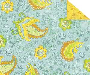 Ursus FOTOKARTON "PARADISO"TÜRKIS,300G.A4,MOT.01