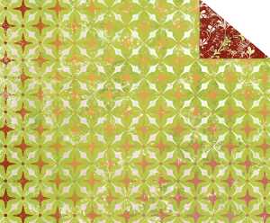 Ursus FOTOKARTON "PARADISO"GRÜN,300G.A4,MOT.03