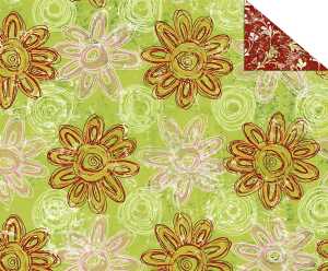 Ursus FOTOKARTON "PARADISO"GRÜN,300G.A4,MOT.04