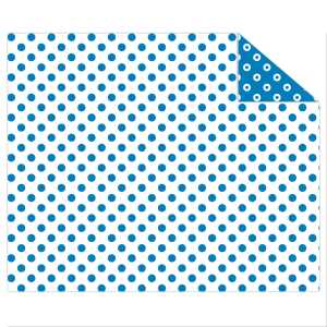 Ursus PÜNKT.-FOTOKARTON 300G.49,5x68CM,BLAU/WEISS