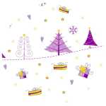 Ursus FOTOKARTON "MAGIC CHRISTMAS"300G.A4,BROMBEER