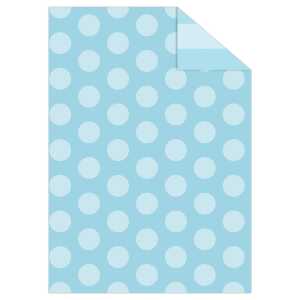 Ursus FOTOKARTON "DOTS&STRIPES"300G.A4,HELLBLAU