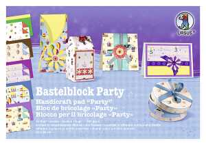 Ursus BASTELBLOCK "PARTY"300G.24x34CM,16BL.