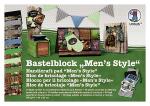 Ursus BASTELBLOCK"MENS STYLE"300G.24x34CM,16BL.