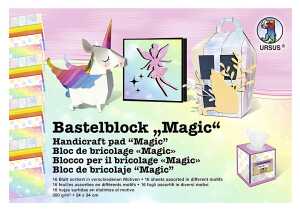Ursus BASTELBLOCK"MAGIC"300G.24x34CM,16BL.
