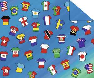 Ursus FOTOKARTON "FUSSBALL"300G.49,5x68CM,TRIKOTS