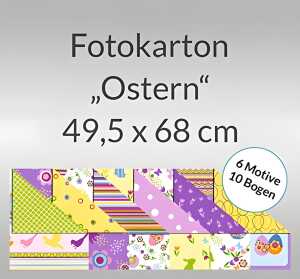 Ursus FOTOKARTON "OSTERN"300G.49,5x68CM,10BG. 4008525128717