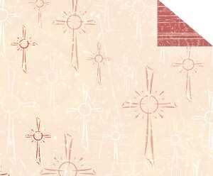 Ursus FOTOKARTON "CHRISTL.SYMBOLE"300G.A4,KREUZ