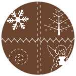 Ursus FOTOKARTON "COUN.CHRISTMAS"300G.A4,BRAUN