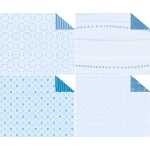 Ursus FOTOKARTON "JOLINE"BLAU,300G.49,5x68CM,10BG.