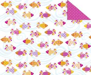 Ursus FOTOKARTON "FISCHE"300G.A4,MOTIV 01