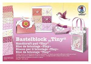 Ursus BASTELBLOCK "TINY"300G.24x34CM,16BL.