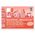 Ursus BASTELBLOCK "MONOCHROM"300G.24x34CM,18BL....