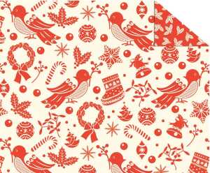 Ursus FOTOKARTON "WEIH.-NOSTALGIE"300G.A4,M01