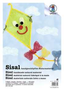 Ursus SISAL 135G.23x33CM,5BL.5FARBEN SORTIERT