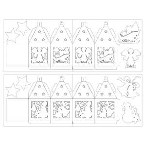 Ursus BLANKO-WINDLICHTER "WEIHNACHTSZEIT"