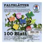 Ursus SEIDENR.-TRANSP.-FALTBL.10x10CM,100BL.10F.S.