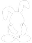 Ursus BLANKO-FIGUREN "HASE" 4008525161264