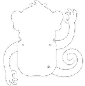Ursus BLANKO-FIGUREN "AFFE" 4008525161295