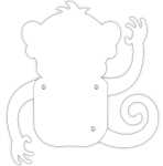 Ursus BLANKO-FIGUREN "AFFE" 4008525161295