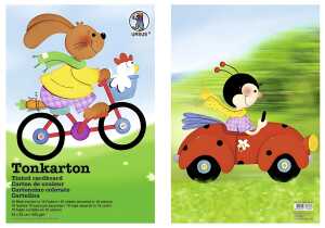 Ursus TONKTN.220G.23x33CM,10BL.10F.SORTIERT