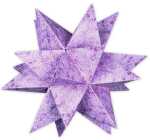 Ursus AURELIO STERN BATIKPAP.120G.20x20CM,HELL-LILA