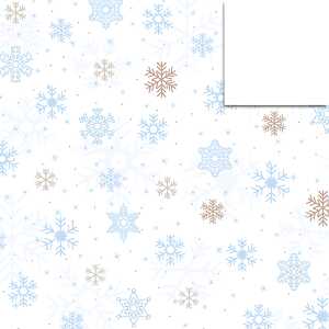 Ursus AURELIO STERN EISBLUME110G.20x20CM,WEISS/BLAU