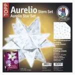 Ursus AURELIO STERN EISBLUME110G.20x20CM,WEISS/BLAU