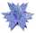 Ursus AURELIO STERN GLORIA 110G.20x20CM,BLAU/SILBER