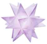 Ursus AURELIO STERN TRANSP.115G.30x30CM,33BL.LILA