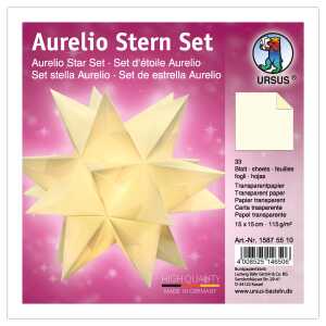 Ursus AURELIO STERN TRANSP.115G.15x15CM,33BL.CREME
