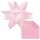 Ursus AURELIO STERN TRANSP.115G.15x15CM,33BL.ROSA