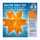 Ursus AURELIO STERN TRANSP.115G.15x15CM,33BL.ORANGE