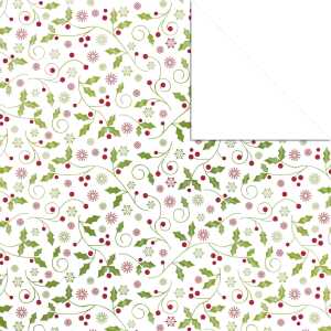 Ursus AURELIO STERN ILEX 110G.15x15CM,WEIß/ROT/GRÜN