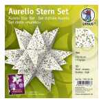 Ursus AURELIO STERN ILEX 110G.15x15CM,WEIß/ROT/GRÜN